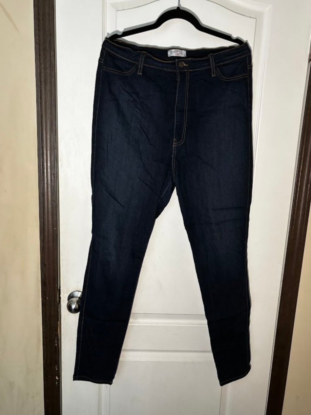 Swank A Posh Dark Wash Skinny Jeans Size 1X